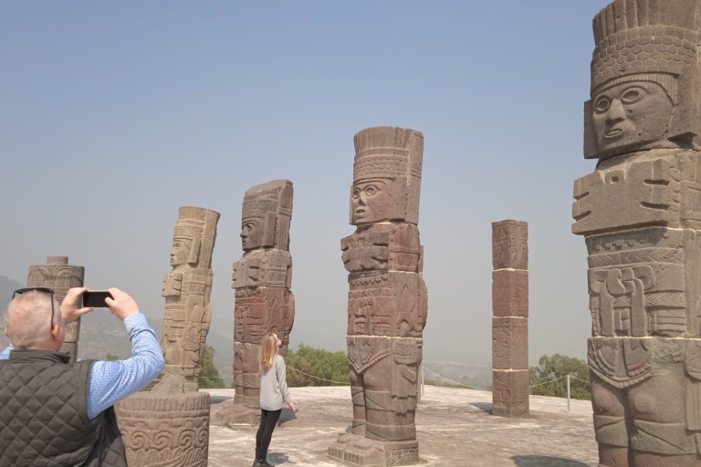 Z Meksyku: Piramidy w Tula i Teotihuacan Day Tour