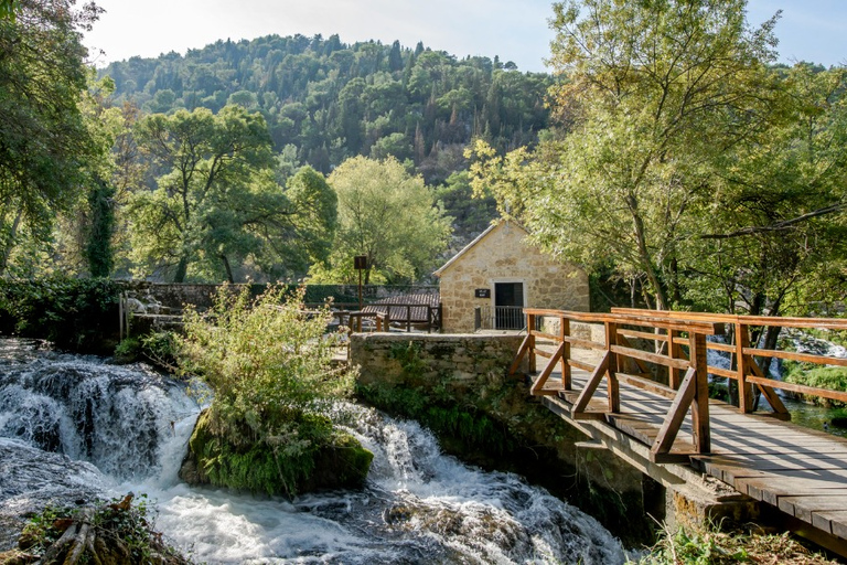 From Split: Krka Waterfalls Cruise & Trogir Walking Tour