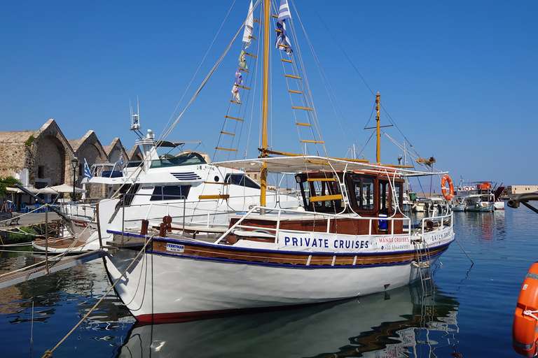From Chania: Boat Trip to Lazaretta Island with Swim Stop