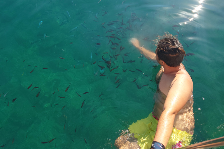 From Chania: Boat Trip to Lazaretta Island with Swim Stop