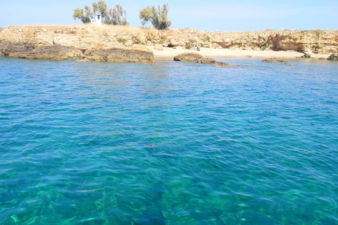 From Chania: Boat Trip to Lazaretta Island with Swim Stop