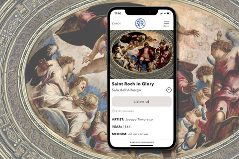 Venise : audioguide Scuola Grande di San RoccoWebapp pour visiter Scuola Grande di San Rocco