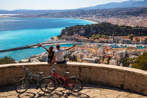 Nizza: Elektrofahrrad-Tour mit lokalem Guide