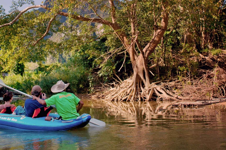Krabi: santuario de elefantes Khao Sok, tour de rafting y almuerzoTour privado