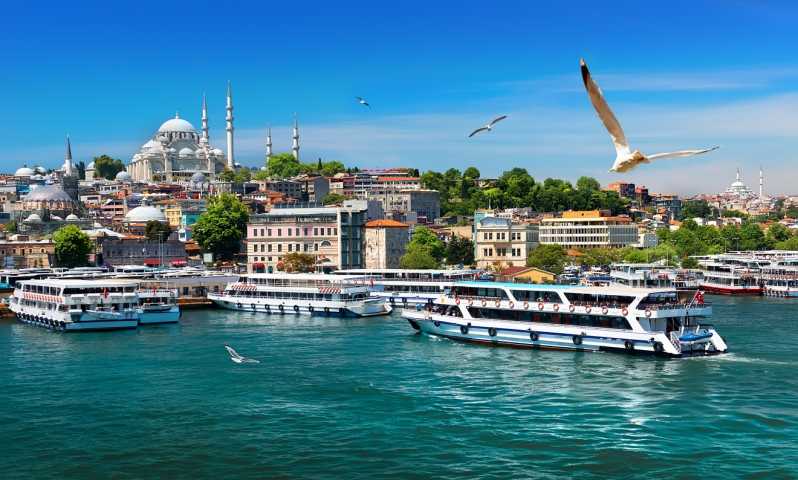 Estambul: Crucero por el Bósforo, tour en autobús, Cuerno de Oro, teleférico