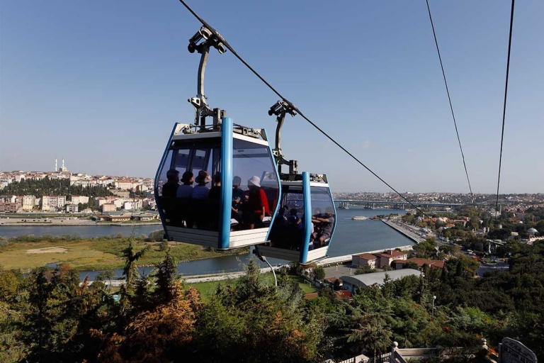 Istanbul: Bosporus-cruise, bustour en kabelbaanrit