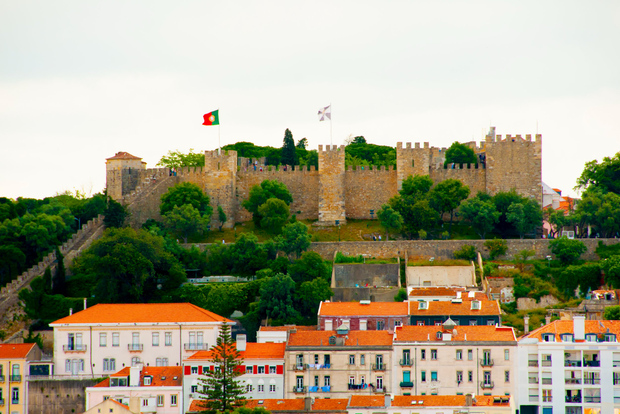 Lisbonne : entrée au château Saint-Georges et visites autoguidées de la ville