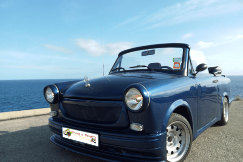 Mallorca: Privat Trabant Cabrio Tour with Wine Tasting Half day trip