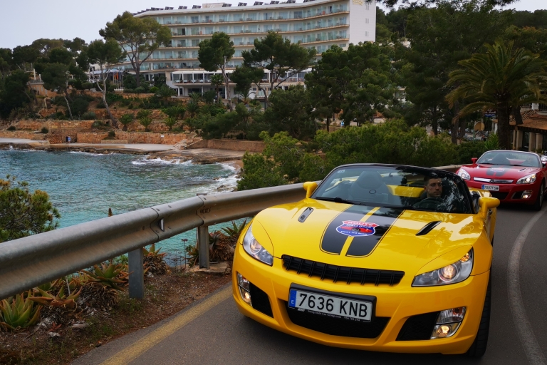 Majorque : visite guidée en voiture de sport cabrio GTMajorque : visite guidée en cabriolet sport GT