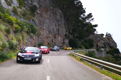 Mallorca: Guided tour in cabrio GT sport car Mallorca: Guided tour in sport GT cabrio car