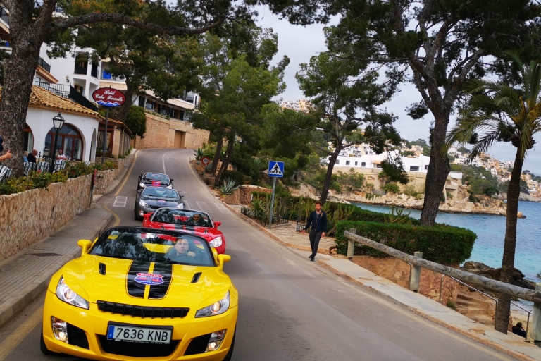 Majorque : visite guidée en voiture de sport cabrio GTMajorque : visite guidée en cabriolet sport GT