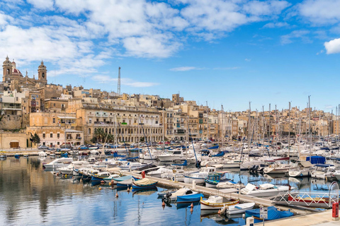 Van Valletta: Birgu, Cospicua en Senglea Tour met cruise