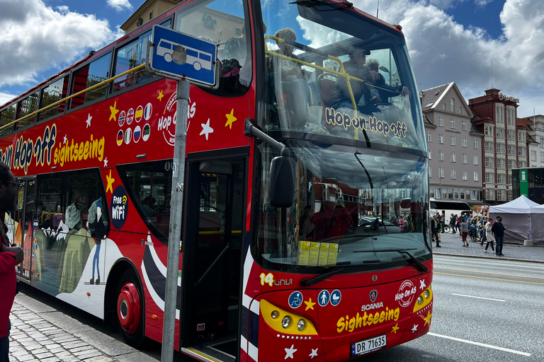 Bergen: 24-uurs sightseeingbus ticketBergen 24-uurs sightseeingbus ticket