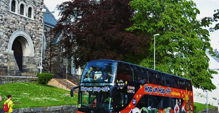 Bergen: Billete de autobús turístico Hop-On Hop-Off de 24 horas ...