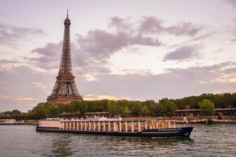 Parijs: rondvaart over de Seine met driegangendinerCapitaine Fracasse 3-gangendiner, zaterdag om 18:00 uur