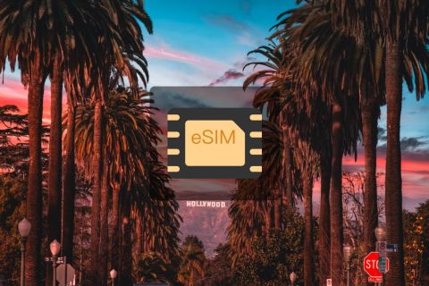 Лос-Анджелес: роуминговый тарифный план eSIM в США