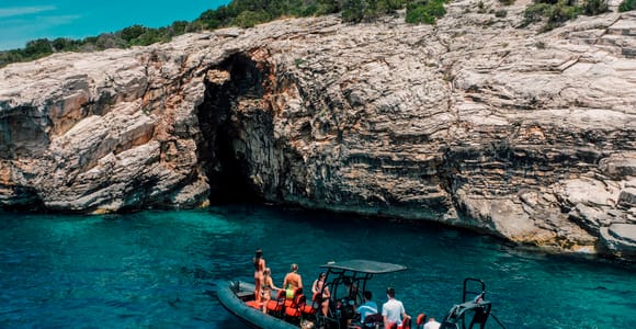 Zadar: Dugi Otok, Kornati Park, Sakarun Beach Schnellboot-Tour