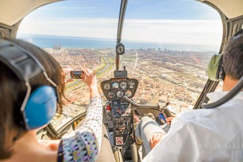 Барселона: панорамный полет на вертолете