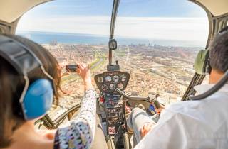 Barcelona: Hubschrauber-Panoramaflug