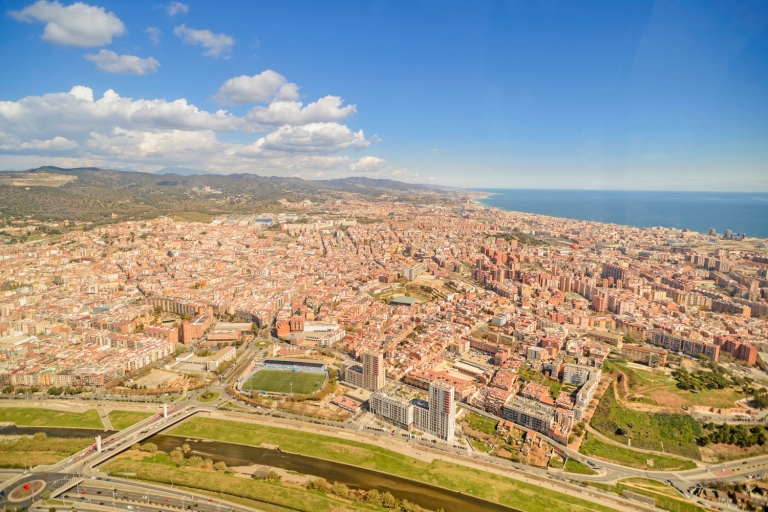 Barcelona: Hubschrauber-Panoramaflug