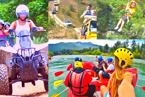 5in1 Combo: Rafting, Jeep Ride, Zipline, Fishing, Quad/Buggy