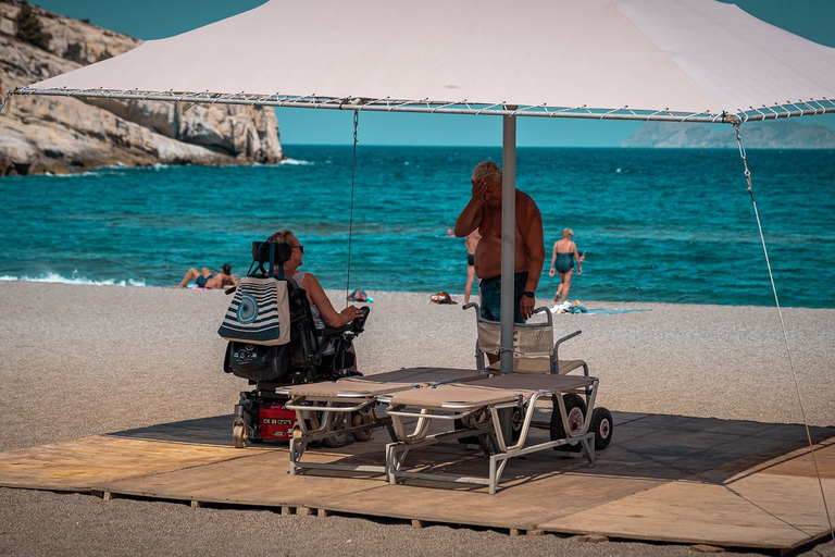 Vanuit Heraklion-gebied: busreis naar Zuid-Kreta en Matala BeachZuid Kreta Matala direct