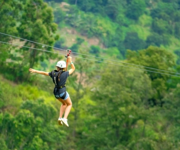 Ko Samui: Tree Bridge Jungle Zipline and Waterfall Adventure