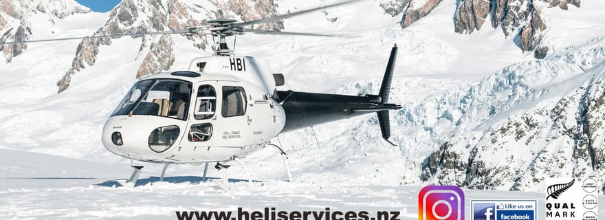 Franz Josef : Le grand tour en hélicoptère avec atterrissage dans la neige