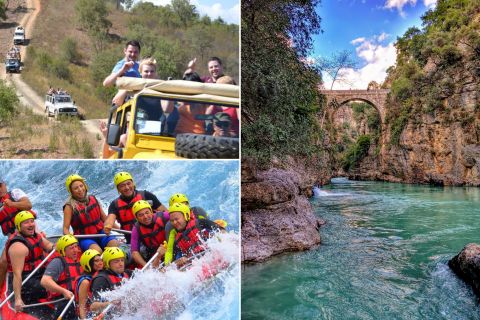 Rafting & Jeep Safari Combo Tour From Antalya, Side, Alanya