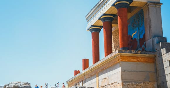 Knossos Palast: E-Ticket mit Audio und Heraklion Stadtrundfahrt