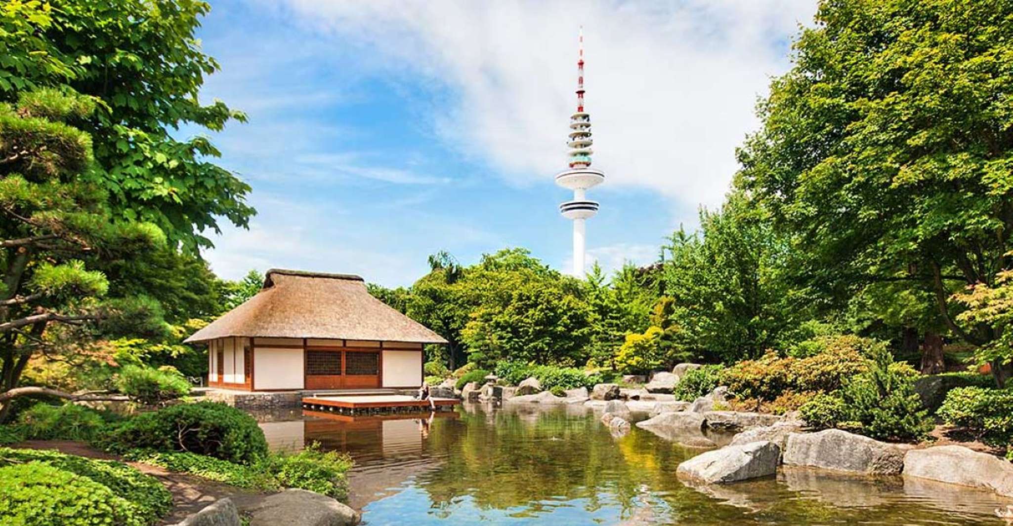 Hamburg, Pflanzen und Blumen Park Smartphone Spiel Quest - Hizvo