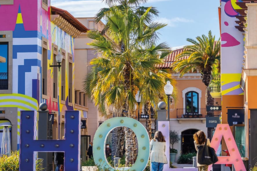 La Roca Village, an outlet shopping village near Barcelona with discounts  of up to 60%