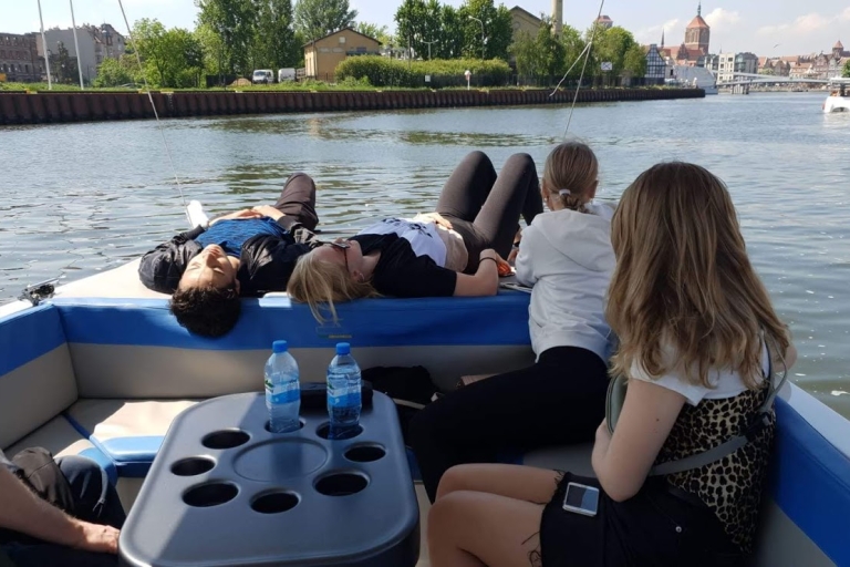 Gdańsk: Private Elektroboot-Fahrt auf der Motława