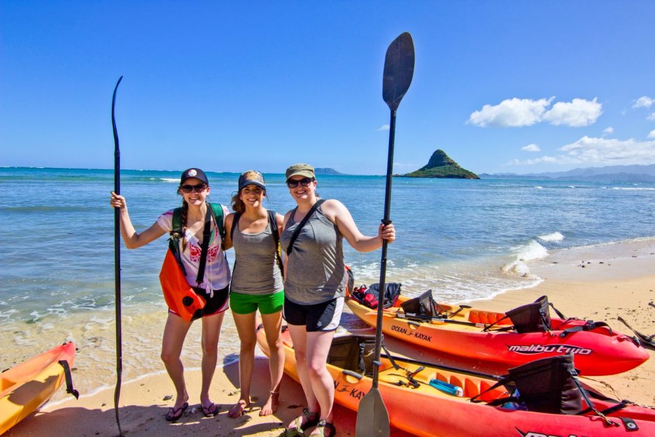 Oahu: noleggio di kayak Mokoli&#039;i ed escursione senza guida