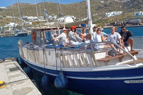 Mykonos: Little Venice and Agios Stefanos Cruise with Lunch