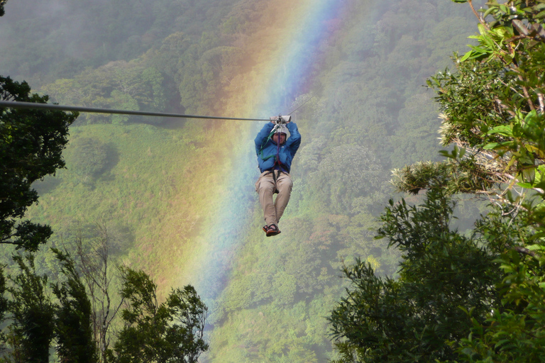 Monteverde: Zipline w dżungli i Tarzan Swing z transferemMontevede: Zipline w dżungli i huśtawka Tarzan z transferem