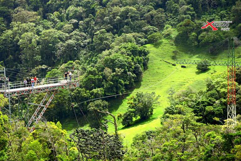 Monteverde: Zipline w dżungli i Tarzan Swing z transferemMontevede: Zipline w dżungli i huśtawka Tarzan z transferem