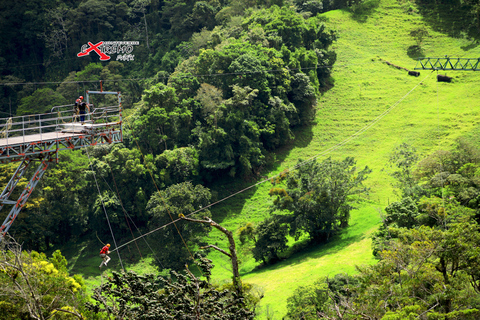 Monteverde: Zipline w dżungli i Tarzan Swing z transferemMontevede: Zipline w dżungli i huśtawka Tarzan z transferem