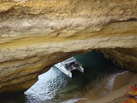 Portimão, Benagil Caves & Coastline by Luxury Eco Catamaran - Hizvo