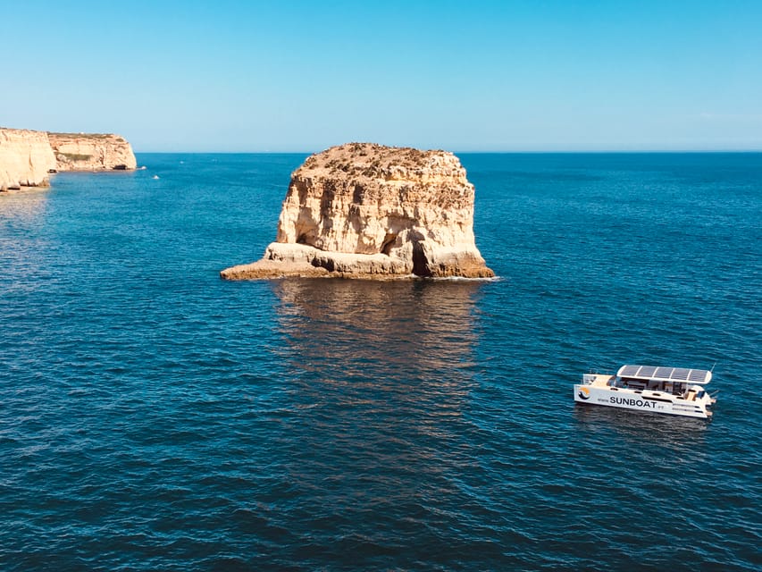 Portimão, Benagil Caves & Coastline by Luxury Eco Catamaran - Hizvo