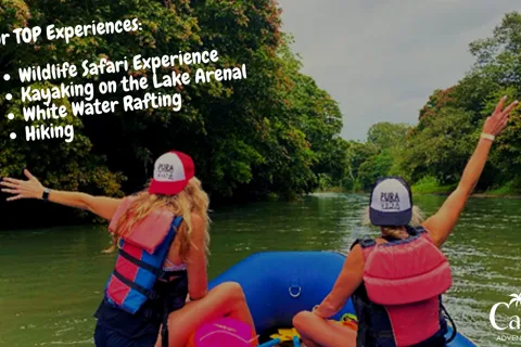La Fortuna: *TOP* Safariupplevelse i vilda djur med flotte