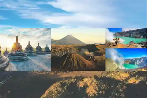 De Yogyakarta: Excursão de 4 dias a Borobudur, Monte Bromo e Ijen