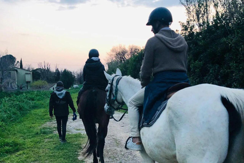Certosa di Calci: Horseback Riding Experience for Beginners in Nature Horseback ride with aperitif