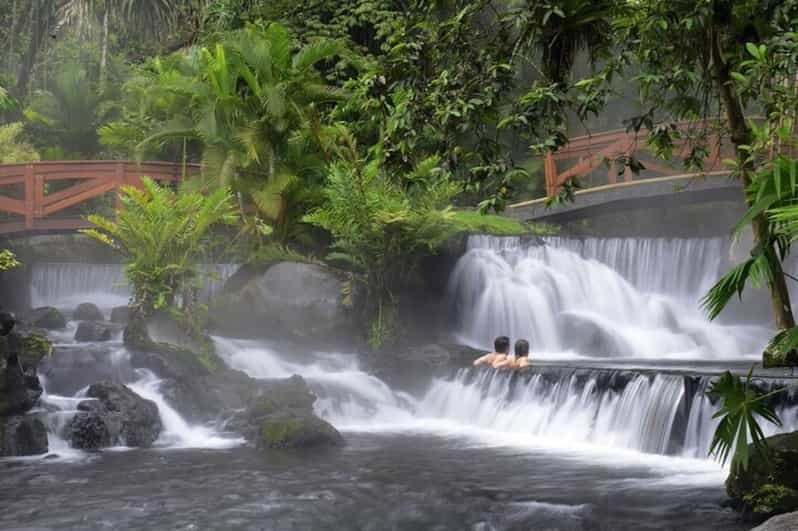 In Arenal Volcano Hike Bridges Waterfall Hot Springs Getyourguide