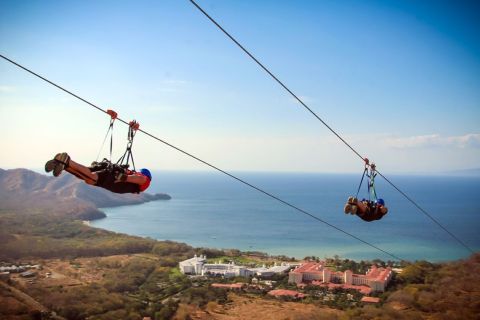 Guanacaste: Diamante Eco Adventure Park Day Pass with Lunch