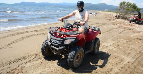 Kusadasi: Brand New 250cc Quad/Buggy Safari Pamucak Beach