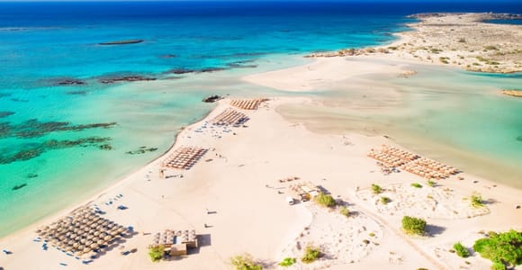 From Rethymno/Chania: Elafonisi Island Day Tour by Bus