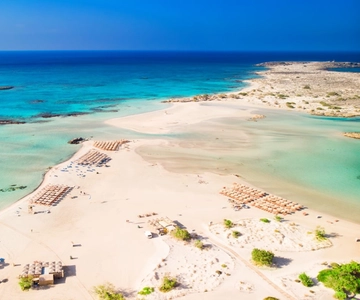 From Rethymno & Chania: Elafonisi Island Day Tour by Bus