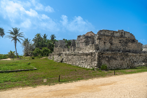 Vanuit Cancún: Cobá, Cenote, Tulum en Playa del Carmen TourOntmoetingspunt Cancún Benedenstad