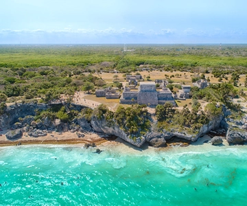 From Cancún: Cobá, Cenote, Tulum and Playa del Carmen Tour